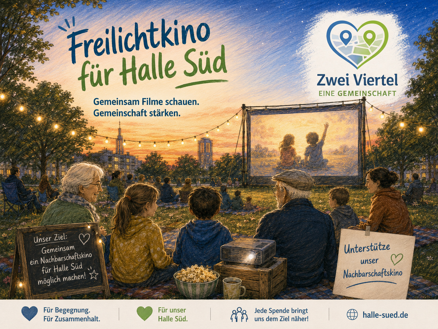 Freilichtkino für Halle Süd
