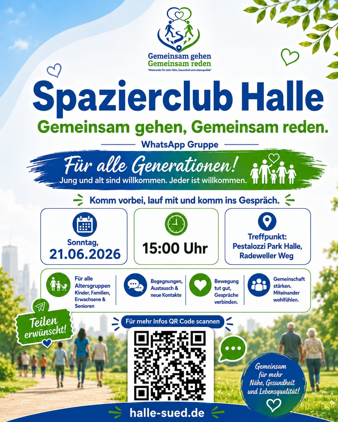 Spaziergang am 21.06.2026 im Pestalozzi Park