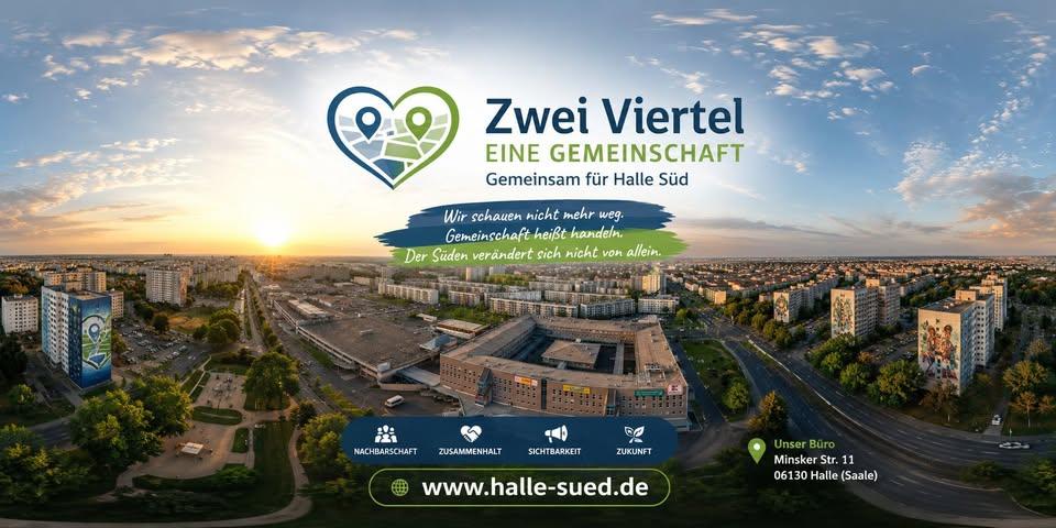 Titelbild Zwei Viertel in Halle Süd